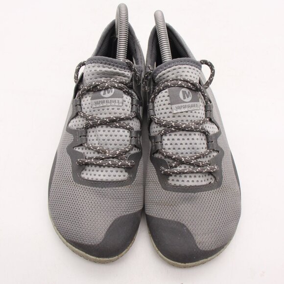 Merrell Vapor Glove 5 Women's 7 Gray Barefoot Running Vibram Sneakers J135374 - Picture 2 of 10